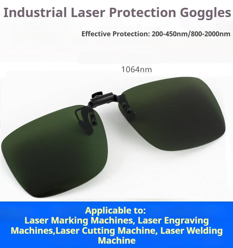 LinkMetal CNC Clip-on Version Fiber Laser Safety Goggles
