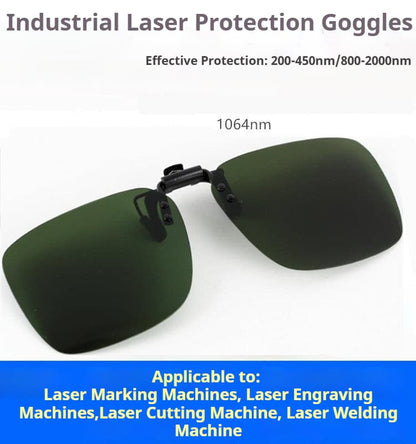 LinkMetal CNC Clip-on Version Fiber Laser Safety Goggles