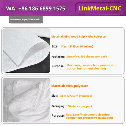 LinkMetal CNC 6 Inch Lint-Free Paper 300 Sheets Detail