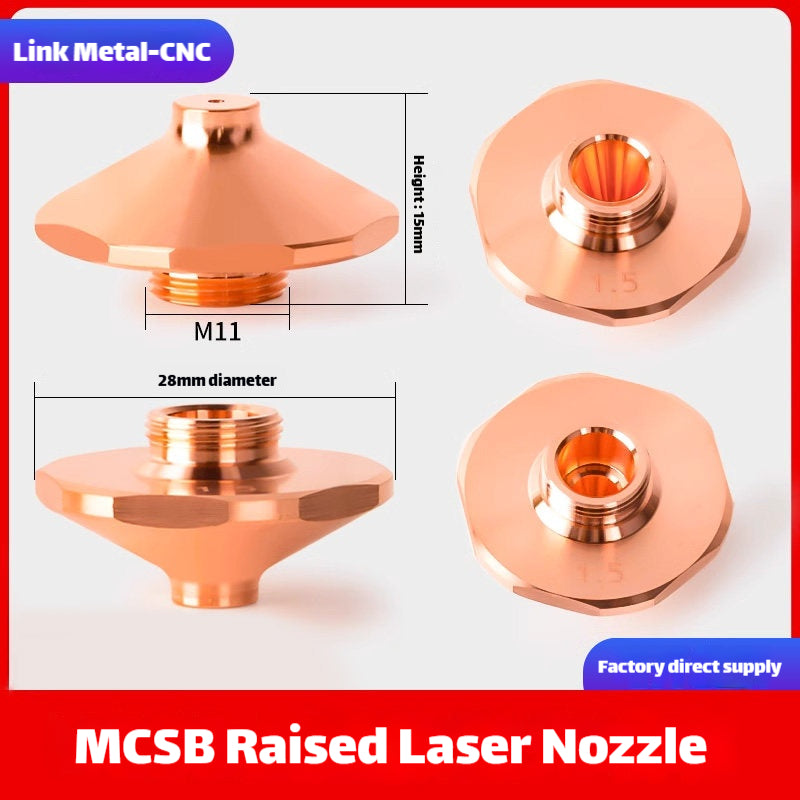 MCSB Style High-Speed Laser Cutting Nozzle | LinkMetal CNC