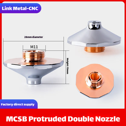 MCSB Style High-Speed Laser Cutting Nozzle | LinkMetal CNC