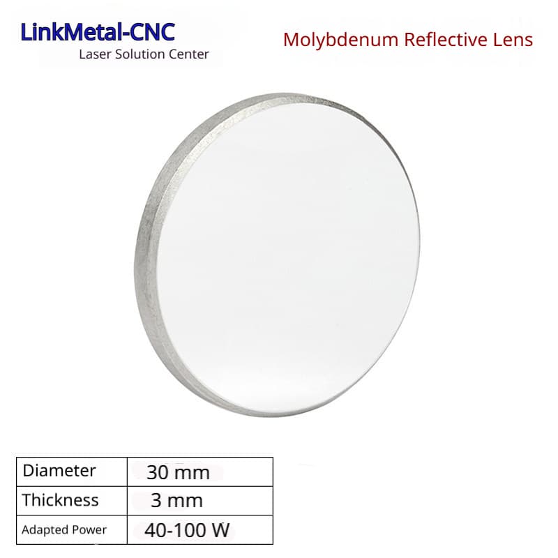 LinkMetal CNC D30mm T3mm Molybdenum CO2 Laser Reflective Mirror