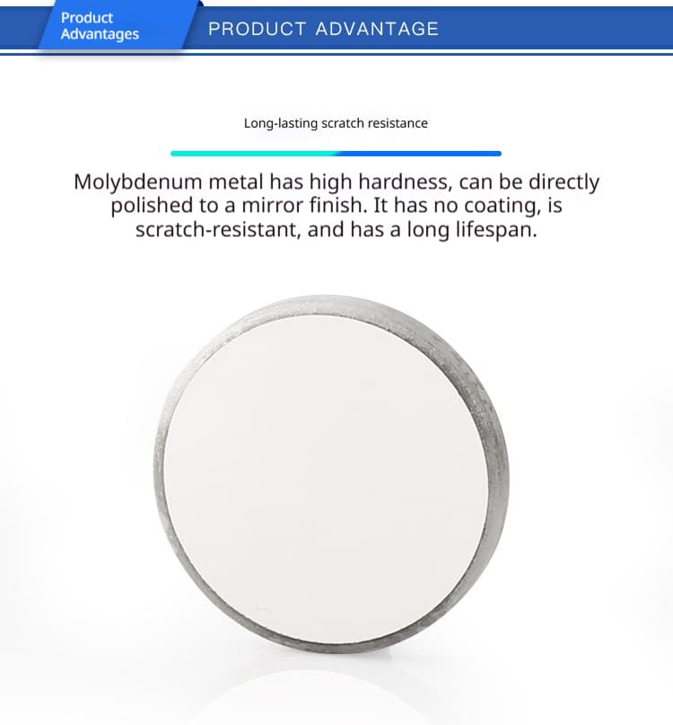 LinkMetal CNC Molybdenum Mirror All Sizes for Desktop Lasers