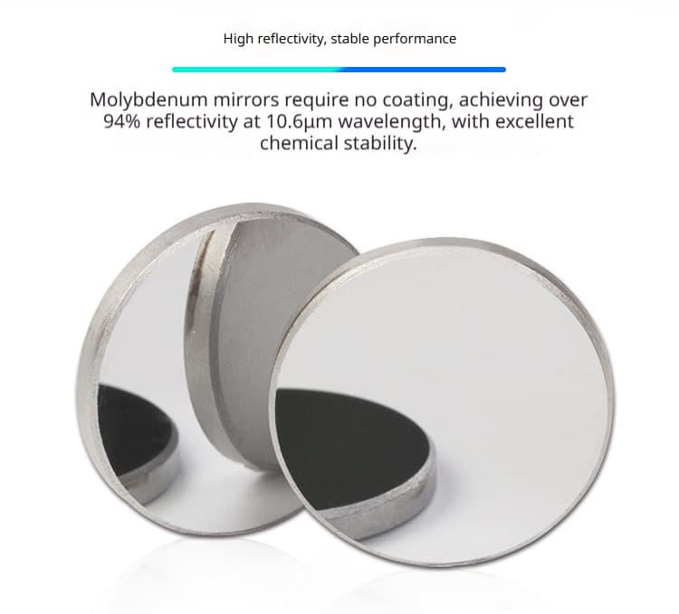 Uncoated Molybdenum Mirror Scratch Proof Test