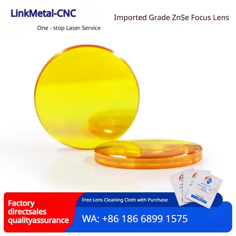 LinkMetal CNC Premium CVD ZnSe Lens Installation Demonstration