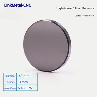 LinkMetal CNC D40mm T3mm Dielectric Coated Silicon CO2 Laser Mirror