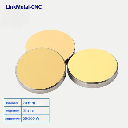 LinkMetal CNC D20mm T3mm CO2 Laser Silicon Reflective Mirror