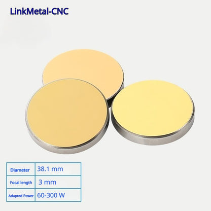LinkMetal CNC D38.1mm T5mm CO2 Laser Silicon Reflective Mirror
