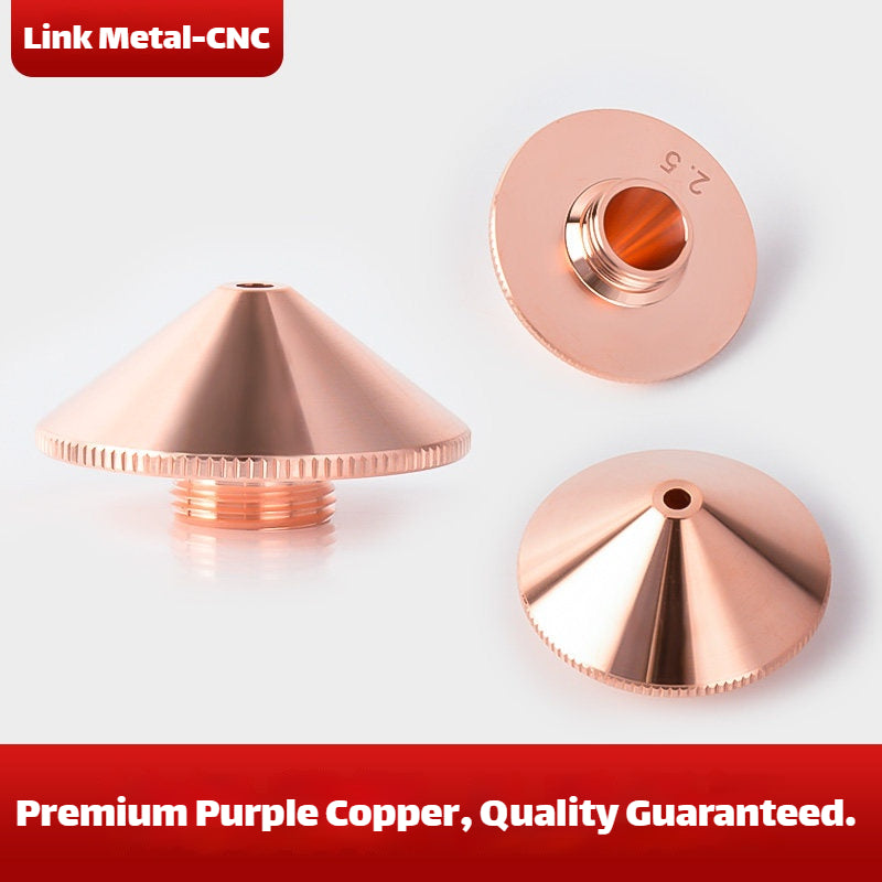 LinkMetal CNC Single & Double Chrome Plated Laser Nozzle