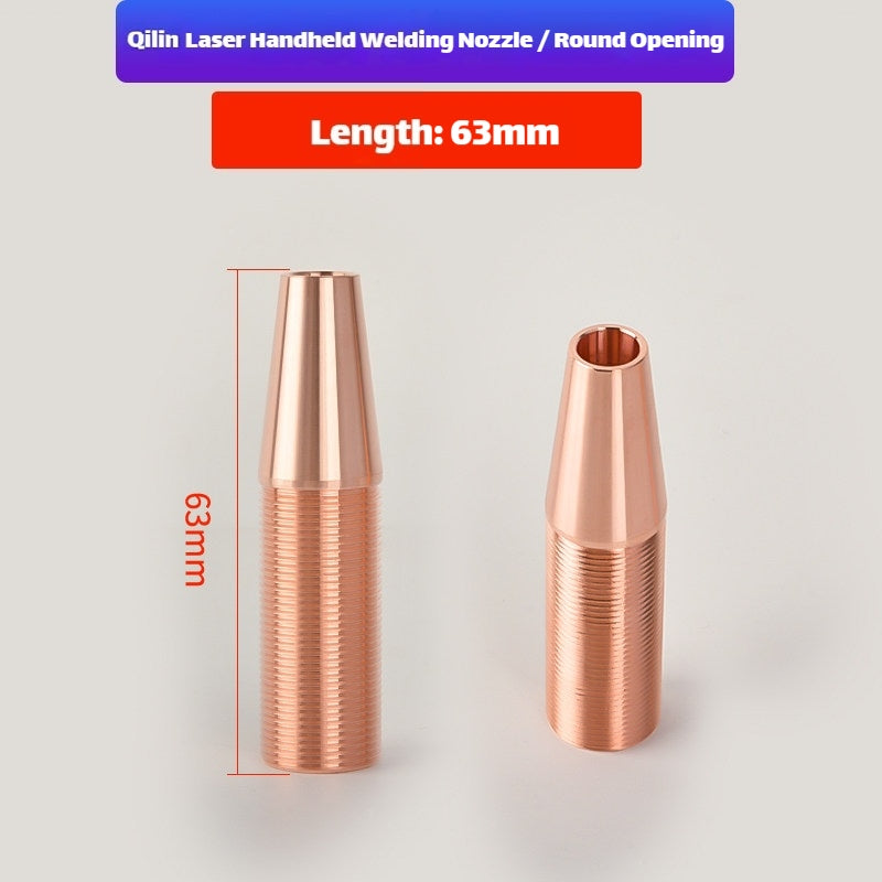 Round Opening Type Link Metal CNC Qilin M16 Welding Nozzle for Laser Welding Machine
