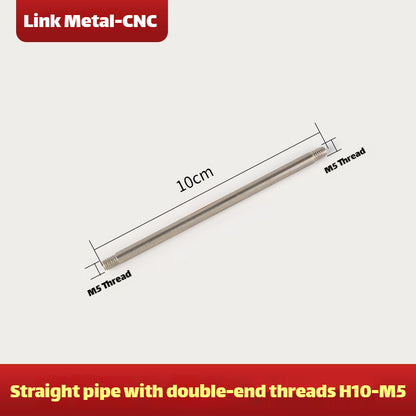 Straight Double-End H10-M5 M5 Wire Guide Tube