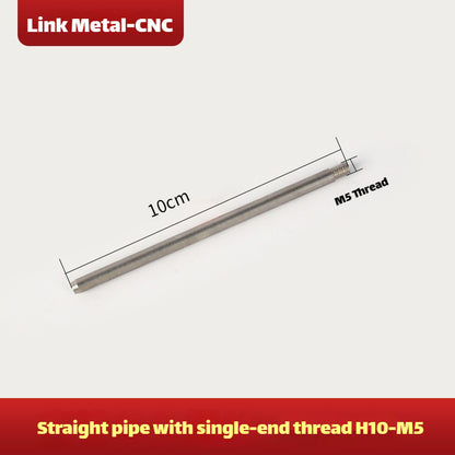 Straight Single-End H10-M5 M5 Wire Guide Tube