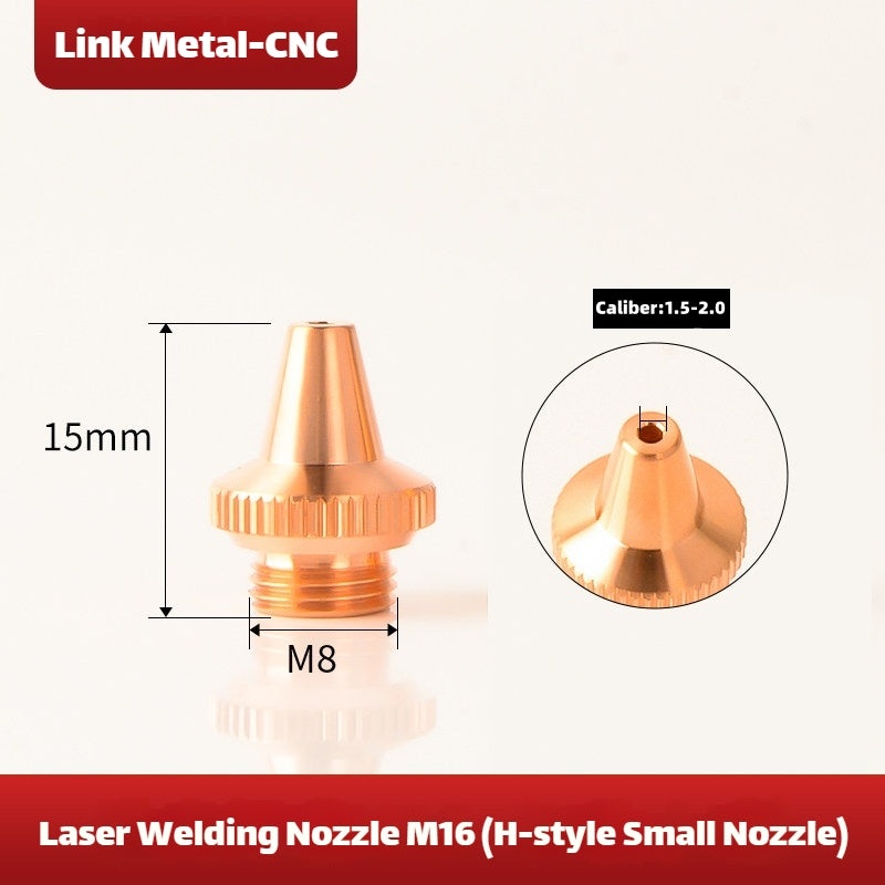 Type H M8-15 Link Metal CNC Super Weiye M16 Welding Nozzle for Laser Welding Machine