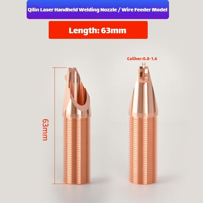 Wire Feed Type Link Metal CNC Qilin M16 Welding Nozzle for Laser Welding Machine